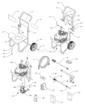 Page A Diagram and Parts List for 1660-0  Briggs and Stratton Pressure Washer